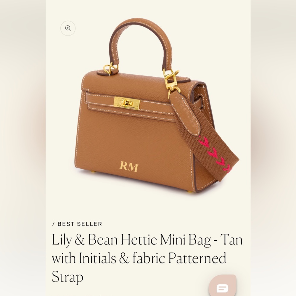 Lily & Bean Hettie Tan Mini Bag BNWT